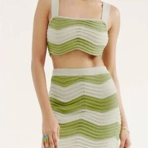 Reformation Knit Skirt Set NEVER WORN